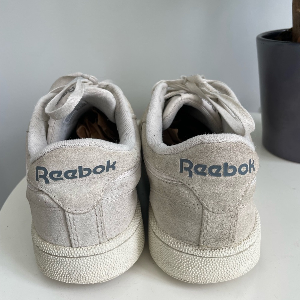 Men Size 8.5 Reebok Club C 85 'Bone' Shoes - Picture 5 of 8